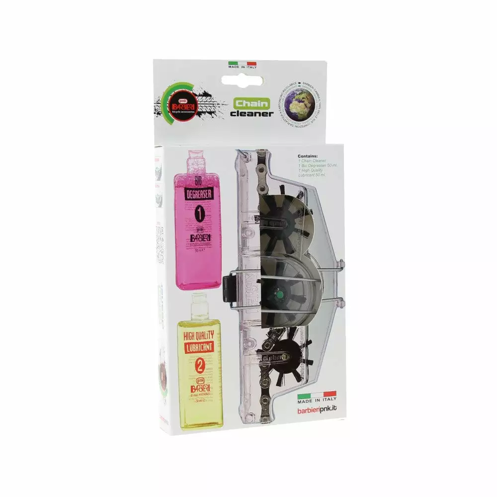 Barbieri Chain Cleaner Pack + 50ml Detergent & 50ml Lubrificant - Box 4 Barbieri Chain Cleaner Pack + 50ml Detergent & 50ml Lubrificant - Box - Billede 2