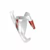 Elite Custom Race Plus Bottle Cage - White & Red