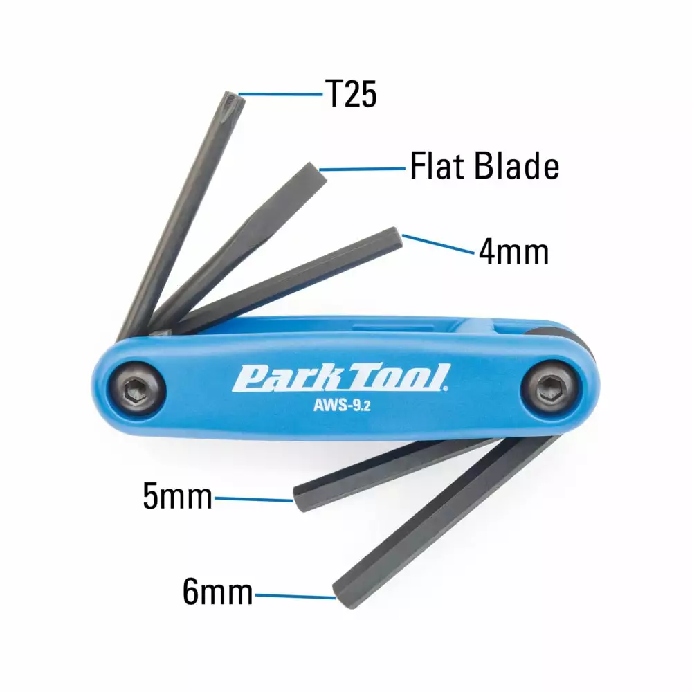 Park Tool Folding Hex & Screwdriver Set AWS 9.2 6 Park Tool Folding Hex & Screwdriver Set AWS 9.2 - Billede 4