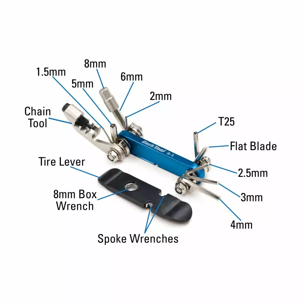 Park Tool I-Beam Mini Fold Up Tool Set IB-3 4 Park Tool I-Beam Mini Fold Up Tool Set IB-3 - Billede 2